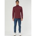 thumbnail image 3 of INSPIRE CHIC Men's Pullover Turtle Neck Long Sleeves Stretchy Slim Fit Tops, 3 of 6