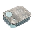 thumbnail image 2 of mtvxesu Lunch Box, 304 Stainless Steel Lunch Box Sealed Lunch Box Portable Lunch Box for Students and Office Workers Microwaveable Lunch Box Lunch Boxes for Men Lunch Box Containers Clearance, 2 of 7