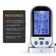thumbnail image 4 of Wireless Meat Thermometer with Probe LCD Display with Backlight Countdown Function Digital Remote Cooking Thermoters, 4 of 8