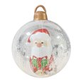 thumbnail image 1 of Yhmxh Boule de Décoration de Noël 2025 60cm Extérieur Boule Gonflable Décorée Pvc Boule de Noël Gonflable Décorations de Sapin de Noël Cadeaux de Fête de Noël, 1 of 5