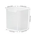 thumbnail image 3 of Oleegame 1PC Produce Storage 3 Pack Refrigerator Side Door Storage Box Multifunctional Food Sorting Box Fridge Organizer For Food Vegetables Clear, 3 of 6