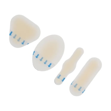 Loewten 4 Pcs Coussinets d'Ampoule Multifonctions Imperméables Viscosité Élevée Pansement Invisible pour Ampoules pour Usage Quotidien, Pansement pour Ampoules, Patch de Talon