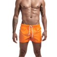 thumbnail image 3 of Shorts de Plage Unisexes Décontractés à Cordon de Serrage avec Poche Solide Cinq Points, 3 of 8