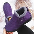 thumbnail image 4 of Mepaouo Womens Snow Boots Waterproof Winter Ankle Booties Comfortable Outdoor Slip on Walking Shoes, 4 of 7