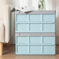 thumbnail image 5 of Dvruxg Clothes Storage Organizer Rolling Storage Box on Wheels Practical Folding Bins, Plastic Tote Storage Box Container Stackable Folding Utility Crates for Clothes Books Snack, 5 of 5