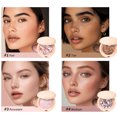 thumbnail image 3 of HHBEAUTY Poudre d'Ombrage, Base de Maquillage Fond de Teint, Poudre à Pâte Poudre Réparatrice Réparation avec Perle, Couvrance Légère Modulable Légère à Moyenne, Poudre pour le Visage Mate Naturelle Éclaircissante Maquillage et Poudre Fixatrice, 3 of 8