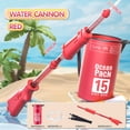 thumbnail image 3 of Large Volume Water Blaster Backpack, Pull-Out Design, High Pressure Squirt Gun with Reservoir, Water Soaker for Outdoor Water Fight Fun, 3 of 3