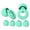 Green, variant on Halloween Decorations Loop Quiet 2 Ear Plugs Comfy Reusable Noise Reducing Earplugs For Sleep Deep Focus Travel Sensitivity | Flexible Hearing | Customizable Fit