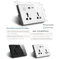 thumbnail image 4 of Shawader Tuya Wifi Smart USB Type-C PD 20W Wall Socket Universal Electrical Plug Outlet Power Switch Wireless,Alexa Google Home, 4 of 5