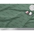 thumbnail image 2 of Soimoi Modal Satin Fabric Square & Spiral Geometric Print Fabric by the Yard 42 Inch Wide, 2 of 3