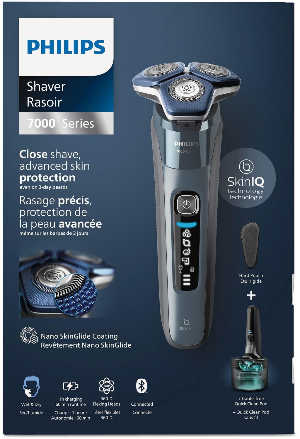 Philips Shaver series 7000 Wet & Dry electric shaver, S7882