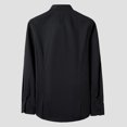 thumbnail image 4 of RXIRUCGD Chemise en Jean Décontractée pour Homme à Manches Longues avec Boutons, Poches et Col Rabattable, Noir, Taille : 2TG, 4 of 6