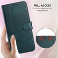 thumbnail image 4 of Wallet Phone Case for Google Pixel 8A 360° Protective Flip Cover with Card Slots Kickstand Green, 4 of 6