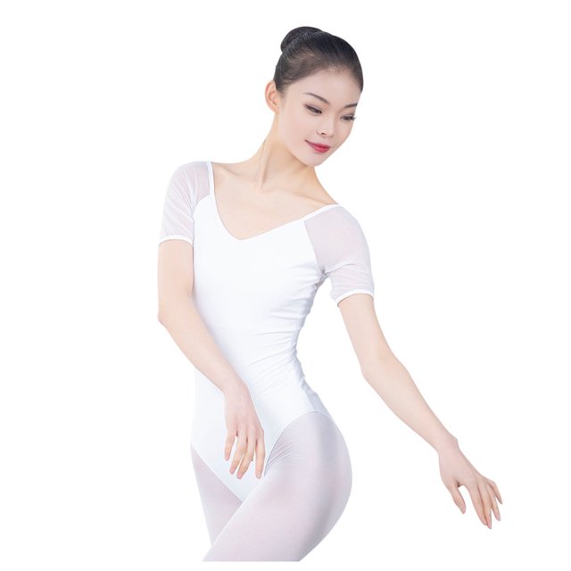 Justaucorps Camisole pour Femmes de Gymnastique Rythmique, Danse, Dos Nu