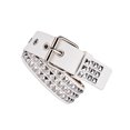 thumbnail image 1 of Youkk Women Riveted Metal Belt Premium All-match Unique Gift Various Size Metal Punk Rivet Belt For Men And Women Studded Belt white 110cm 1Set, 1 of 6