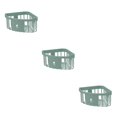 thumbnail image 1 of yingyy 1/2/3/5 Support de Baignoire de Support de Lavage Support de Rangement Durable Sans Perforation Décorations de Commodité Brosse à Dents Vert 3PCS, 1 of 6