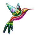 thumbnail image 1 of Metal Hummingbird Wall Art Decor 3D Outdoor Bird Garden Wall Decorations, Iron D, 1 of 8