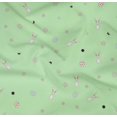 thumbnail image 4 of oneOone Organic Cotton Poplin Twill Fabric Easter Egg|Floral & Rabbit Animal Print Fabric BTY 42 Inch Wide, 4 of 4