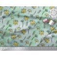 thumbnail image 2 of Soimoi Velvet Fabric Cartoon & Camouflage Decor Fabric Printed Yard 58 Inch Wide, 2 of 3
