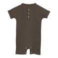 thumbnail image 1 of Timegard Baby Clothes Newborn Infant Ribbed Short Sleeve Rompers Onesie Summer Comfy Toddler Clothing, 1 of 6