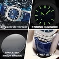 thumbnail image 3 of POEDAGAR Business Waterproof Wristwatches Luminous Date Stainless Steel Square Quartz Male Watch, 3 of 4