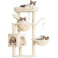 thumbnail image 1 of Cat Tree es Tower Condo with Scratching Post Cat Tower for Indoor Cats Fully Wrapped Sisal Pole Soft Platform Baskets and Dangling Toy Light HCTSW, 1 of 9