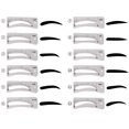 thumbnail image 2 of 12PCS Eyebrow Shaping Tool Kits Eyebrow Stencils With Elastic Fixing Strap, 2 of 6