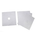 thumbnail image 2 of Gas Stove Protector, 4Pcs Non Stick Gas Range Stove Cover  For Kitchen Silver 27x27cm 0.1mm, 2 of 8