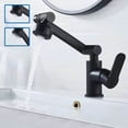 thumbnail image 3 of JJKBVCLO Kitchen Faucet Faucet Hot And Cold Water 360° Rotating Faucet Nozzle 2 Kinds Of Water Mode Bathroom Faucets, 3 of 8