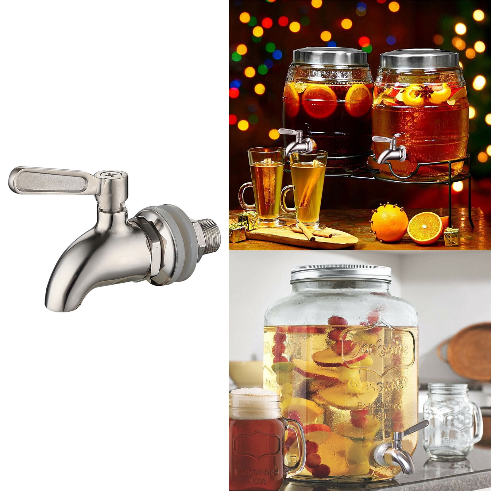Jusqu'à 65% de Réduction SMihono Fournitures de Nettoyage Distributeur d'Eau de Boisson en Acier Inoxydable Robinet à Robinet à Robinet
