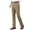 Khaki, variant on Dagugfen Mens Dress Pants High Waist Button Fitted Breathable Business Casual Work Pants Solid Color