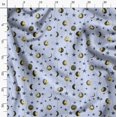 thumbnail image 3 of Soimoi Rayon Fabric Moon & Stars Galaxy Print Sewing Fabric Yard 42 Inch Wide, 3 of 6