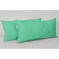 thumbnail image 2 of VargottamIndoor/OutdoorPolyester FabricLumbarPillowCover,All-Weather Waterproof Rectangular Cushion Case for Patio Furniture,12" x 18"Set of 2-Aquamarine, 2 of 7