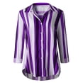 thumbnail image 3 of Simua Chemises pour Femmes Mode Décontractée Coupe Ample Manches Longues Boutonnée Blouse Légère à Col, 3 of 5