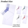 thumbnail image 3 of WHEANG Color Stripe Towel Dark Woven Stripes Absorbent & Non Shedding Club Towel For Sports Soft, 3 of 5