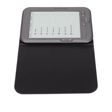 Lecteur d'Écrans à Encre HD Haute Résolution de 6 Pouces, Stockage de 8 Go, Prise en Charge de la Mémoire Extensible de 32 Go, Multiples Formats de Fichiers, Longue Autonomie avec Étui de Protection, Lecteur Électronique Lecteur d'Écrans, PDF TXT DOC