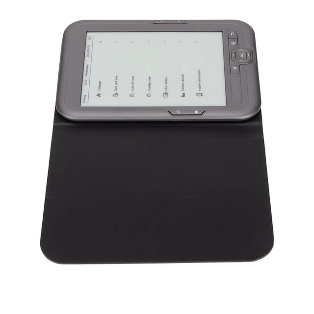 Lecteur d'Écrans à Encre HD Haute Résolution de 6 Pouces, Stockage de 8 Go, Prise en Charge de la Mémoire Extensible de 32 Go, Multiples Formats de Fichiers, Longue Autonomie avec Étui de Protection, Lecteur Électronique Lecteur d'Écrans, PDF TXT DOC