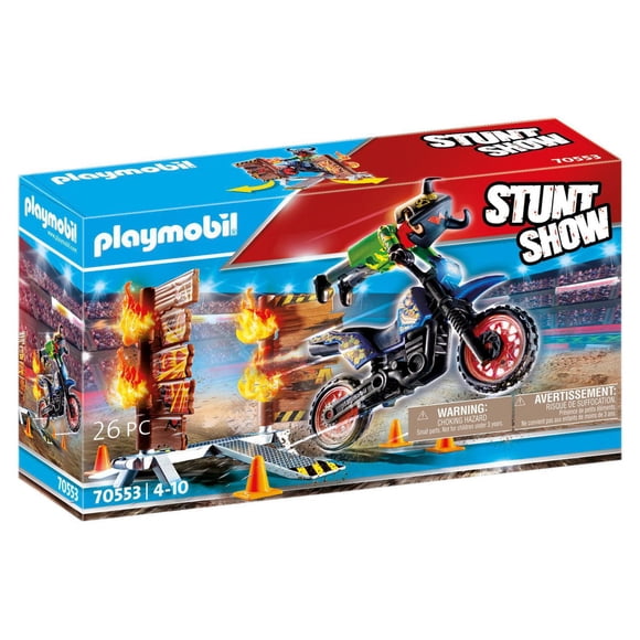 Stunt Show Motocross with Fire
