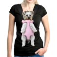 thumbnail image 1 of ORUYROP Pet Dog Carrier Backpack Adjustable Dog Front Carrier, Legs Out Easy-Fit Dog Travel Backpack Carrier for Hiking Camping for Small Medium Dogs Cats and Rabbits (Small, Pink), 1 of 6