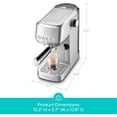 thumbnail image 2 of Casabrews 3700Essential Machine à Espresso Argentée 20 Bars, Réservoir d'Eau 49 Oz, 2 of 8