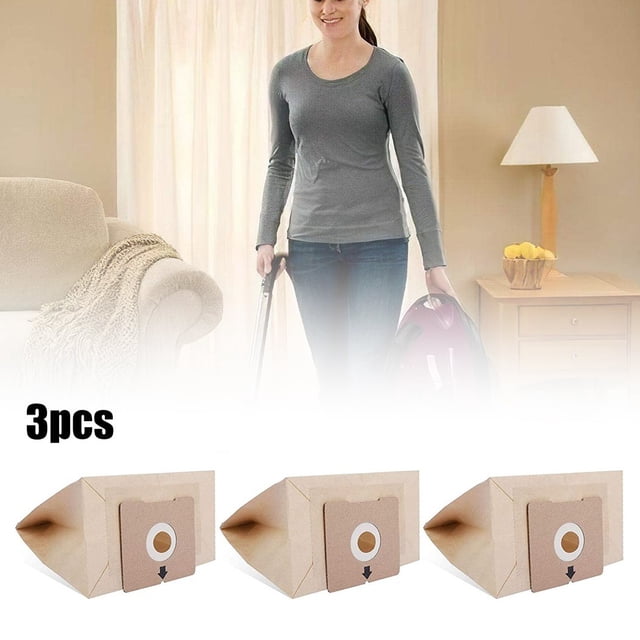 Replacement Paper Vacuum Bag for Bissell Zing 4122 Series Vacuums - 3 Pack