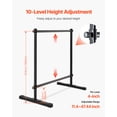 thumbnail image 4 of VEVOR 4Ft Ballet Barre Freestanding Portable Fitness Dance Bar Height Adjustable, 4 of 9