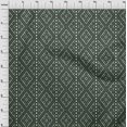 thumbnail image 3 of oneOone Georgette Viscose Fabric Ethnic Geometric Flame Stitch Print Sewing Fabric BTY 42 Inch Wide, 3 of 4