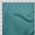 thumbnail image 4 of oneOone Rayon Dark Teal Green Fabric Asian Block Sewing Craft Projects Fabric Prints By Yard 56 Inch Wide, 4 of 4