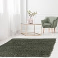 thumbnail image 4 of New Flokati 1400gr 5' x 8' Area Rug, Olive, 4 of 5