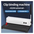 thumbnail image 3 of Manual Spiral Binding Machine 10 Hole Metal Paper Book File Punching And BindingOffice Binding Machine Iron Ring Book Binding ,Pinpoint Punching, 3 of 7