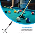 thumbnail image 3 of ziyahi Retractable Billiards Stick Holder with Bridge Head Replaceable Stainless Steel Pool Table Accessory Indoor Competition Crossed Silver, 3 of 5