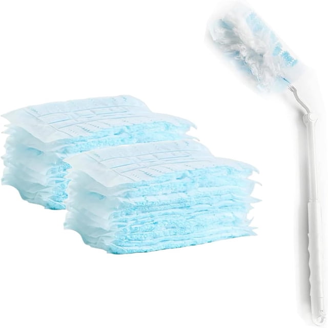 HLONK Dusters 20 Count 360 Heavy Duty Duster Refills with 1 Handle