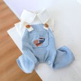 thumbnail image 4 of CBFFDC Cache-Couche pour Animaux Doux et Confortable Cache-Couche pour Animaux Col à Revers Motif Pain au Café Combinaison pour Chien Fournitures pour Animaux, 4 of 5