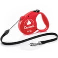 thumbnail image 1 of Flexi Medium Canada Maple Leaf 5m Cord Retractable Dog Leash, 1 of 5